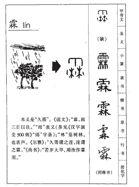 霖的意思名字|霖字的含义和寓意